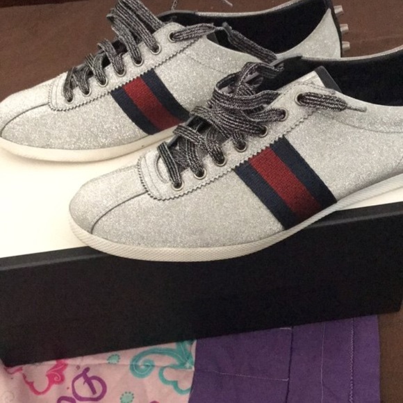 shiny gucci sneakers